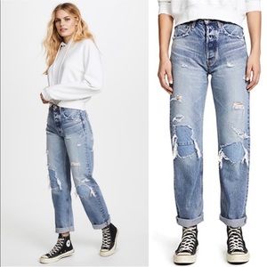Moussy straight leg jeans